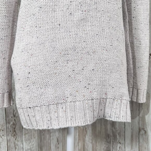 Women's Old Navy Long Sleeve Sweater | Cream | Cowl Neck | Small | Cable Knit - Picture 12 of 16